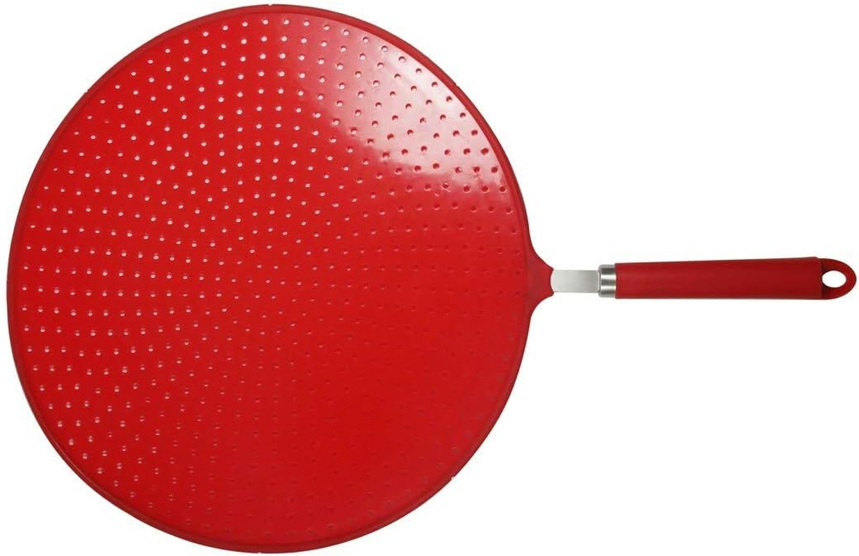 Avanti Silicone Oil Spatter Screen with Soft Touch Handle, 32.8 Cm Size