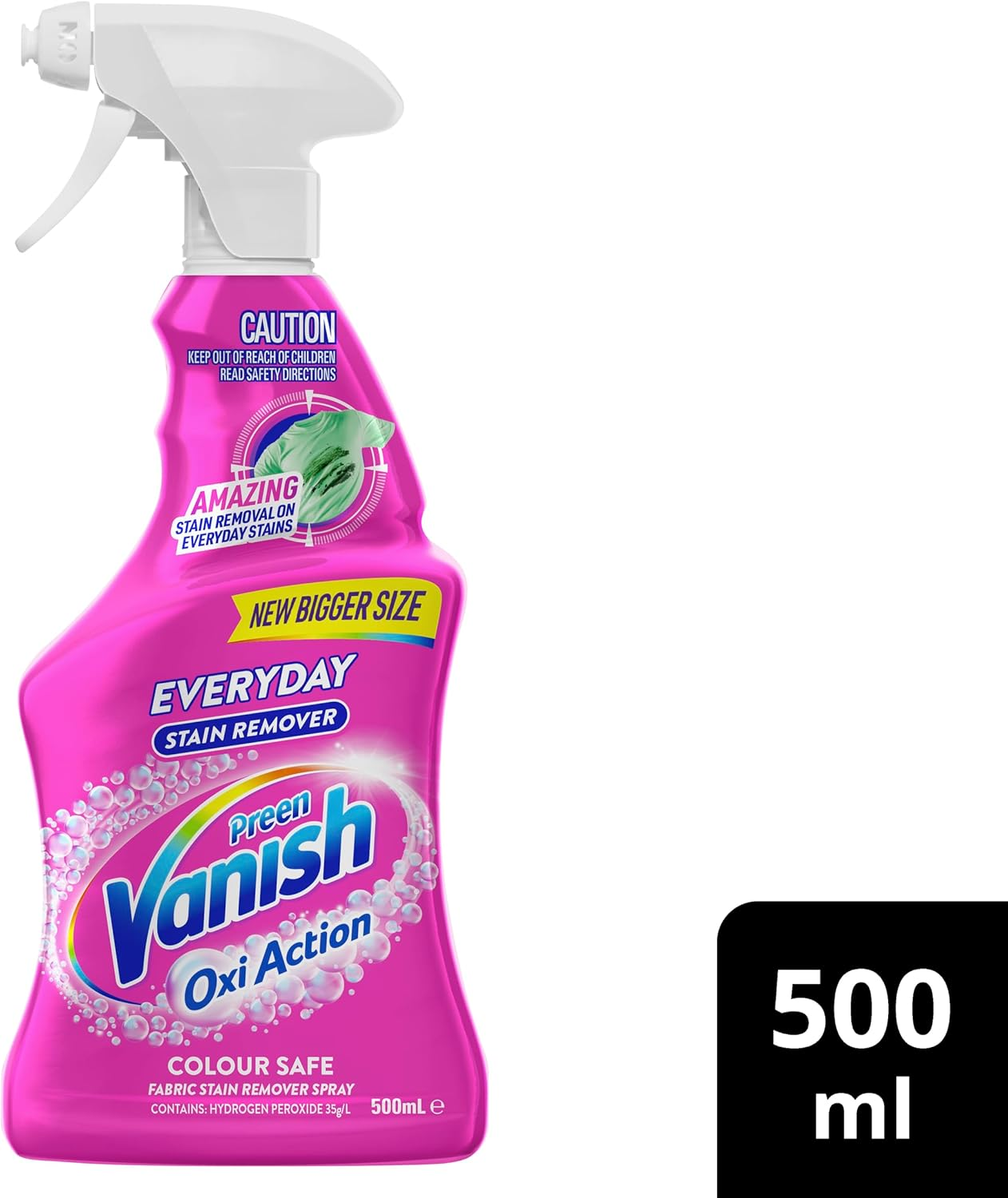 Vanish Preen Oxi Action Everyday Stain Remover Spray 500Ml image number 4