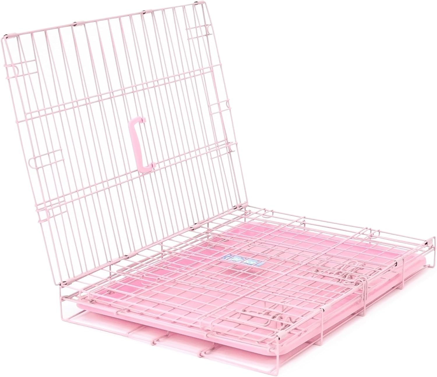 Carlson Pink Secure and Compact Single Door Metal Dog Crate, Small image number 5