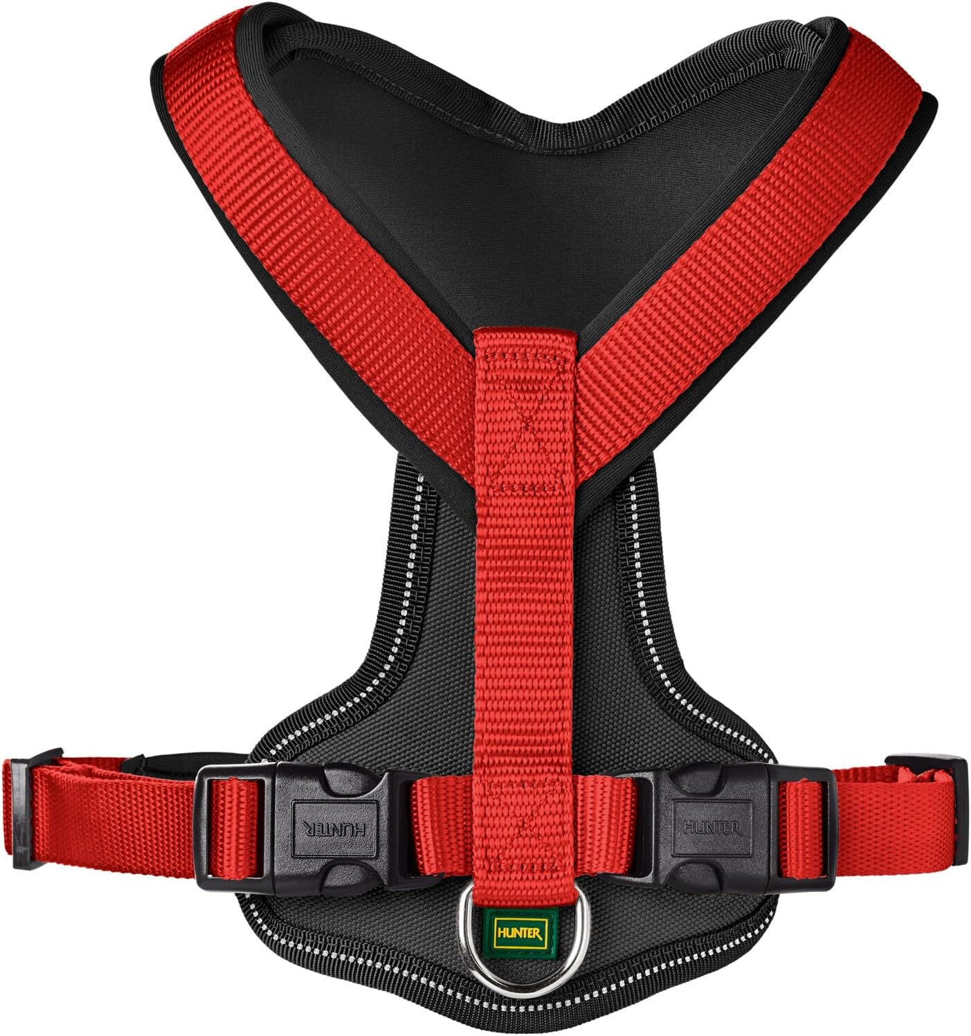 Hunter Neoprene Dog Harness, Small, Red/Black image number 5