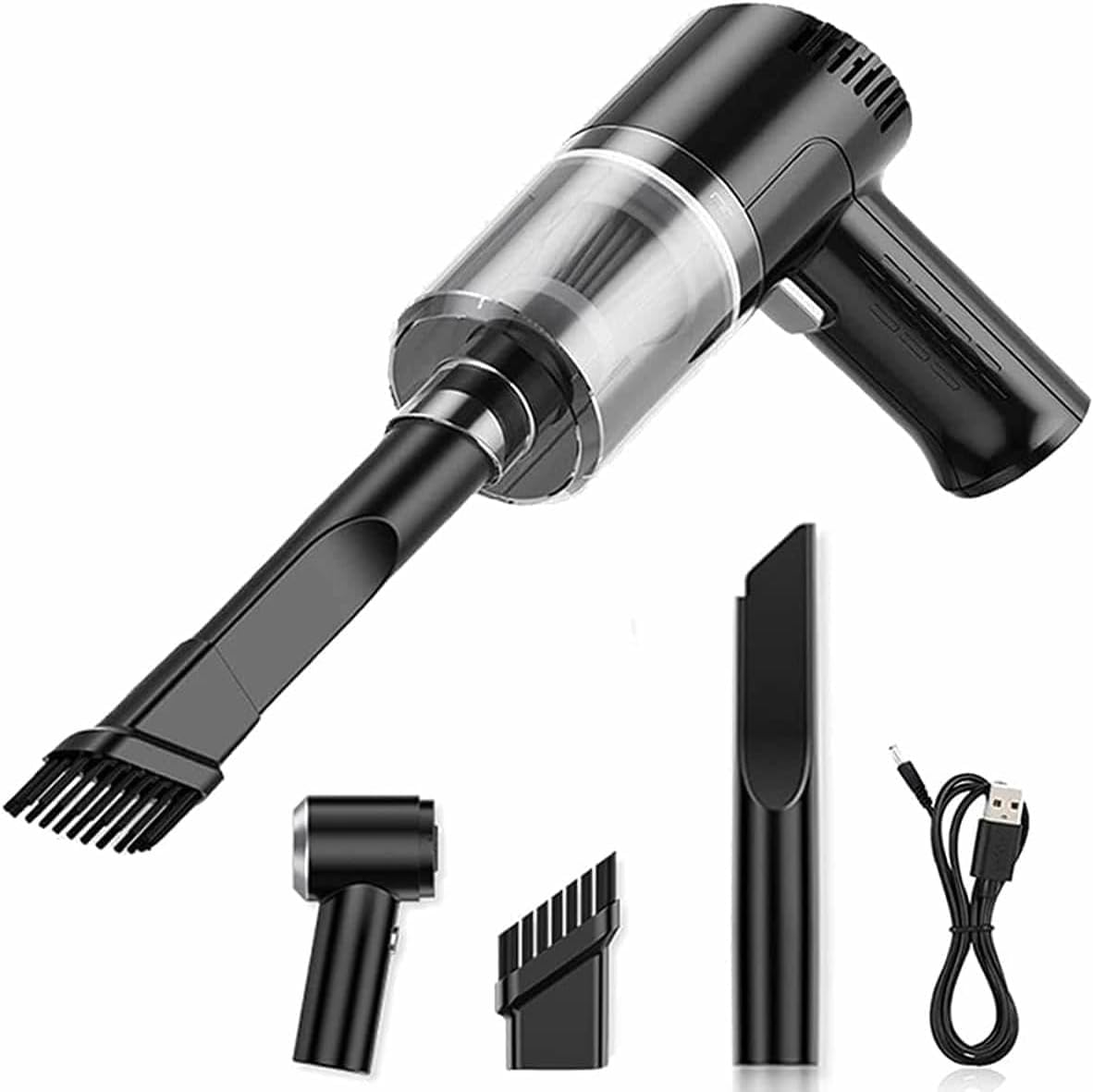 Askan Handheld Vacuum 9000Pa, Powerful Hand-Held Cordless Vacuum Cleaner, Portable Vacuum with 120W Rechargeable Power Wet Dry Hand Held Car Vacuum HEPA Filter for Car, Home, Office image number 4