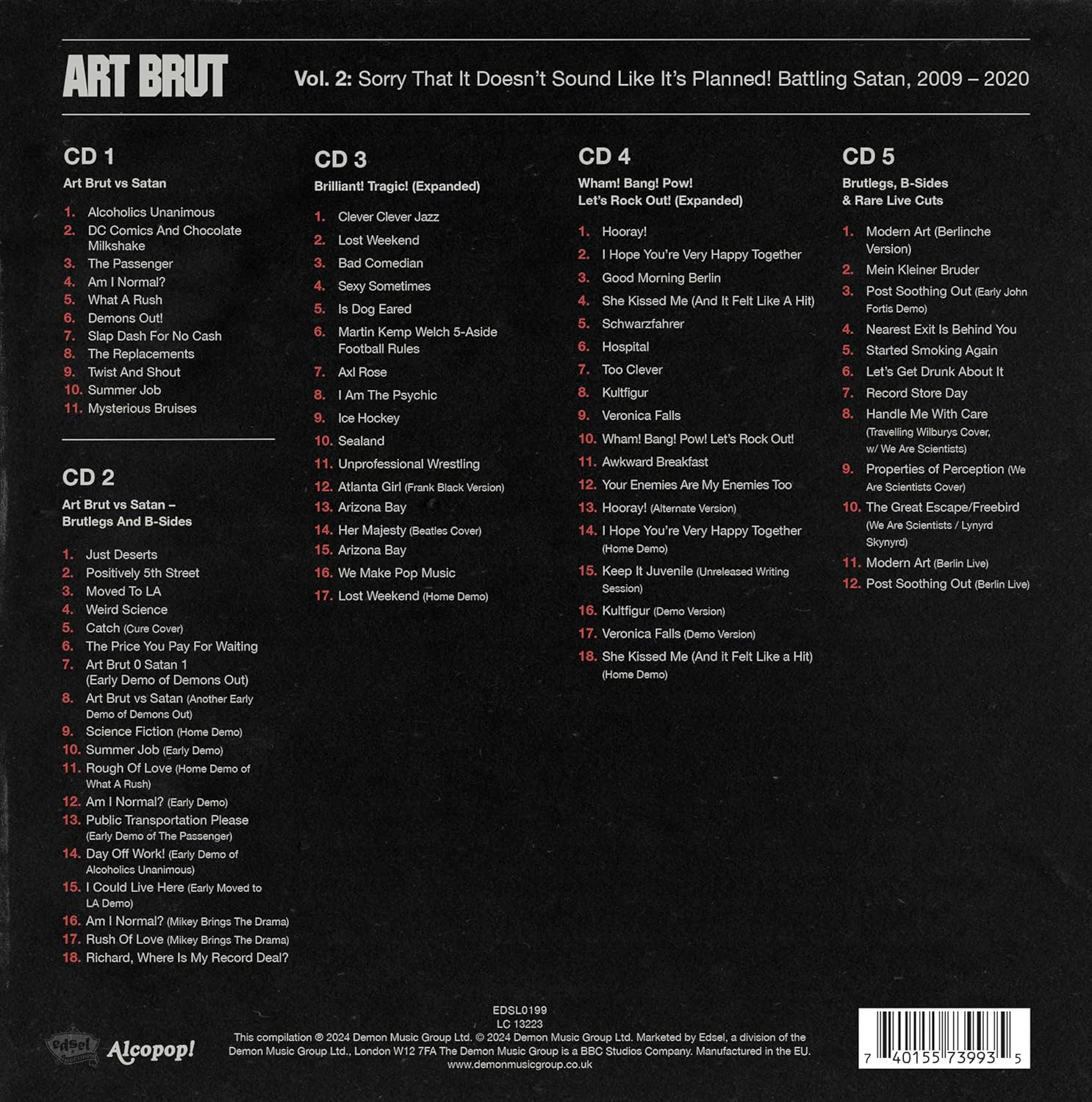 Sorry That It Doesn'T Sound like It'S Planned: Battling Satan 2009-2020 - Deluxe 5CD Boxset with Autographed Print image number 1