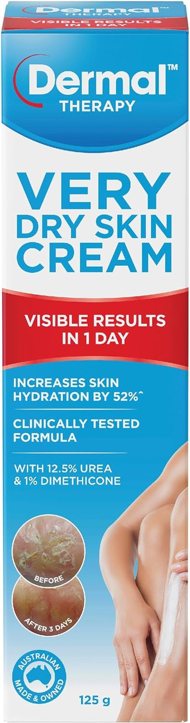 Dermal Therapy Very Dry Skin Lotion for Optimum Hydration, Deep Moisturisation for Dry Skin on Arms, Legs, Elbows & Back, Non-Greasy, Quick-Absorbing Body Moisturiser for Dry & Itchy Skin | 500Ml image number 1