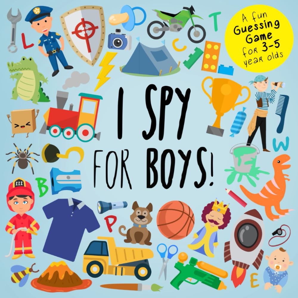 I Spy - for Boys!: a Fun Guessing Game for 3-5 Year Olds image number 1