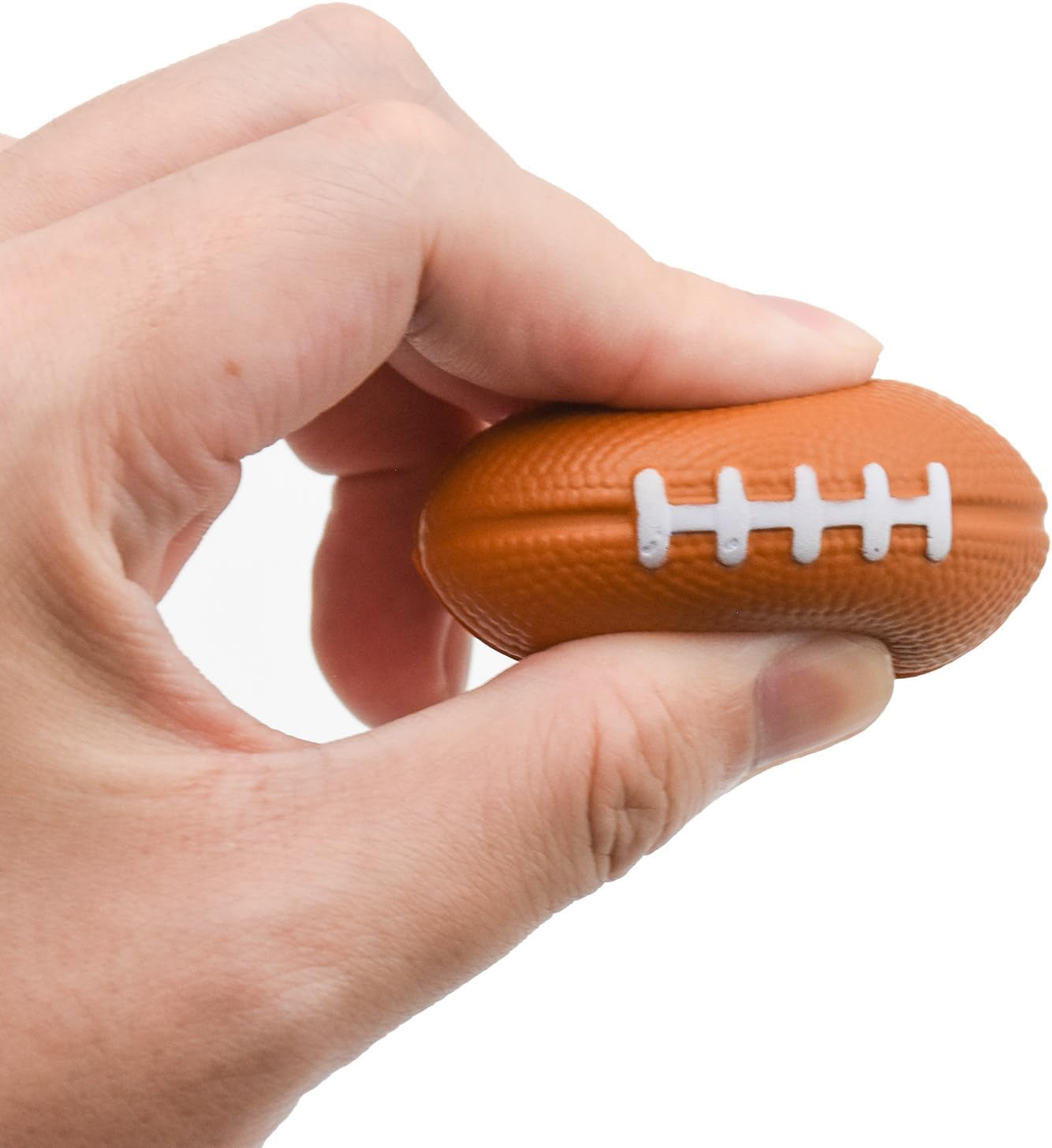 MIDELONG Mini Foam Footballs Stress Ball, Foam Sports Ball for Stress Relief, Football Party Holidays Decoration, School Carnival Reward, Party Bag Gift Fillers, 6 Pack