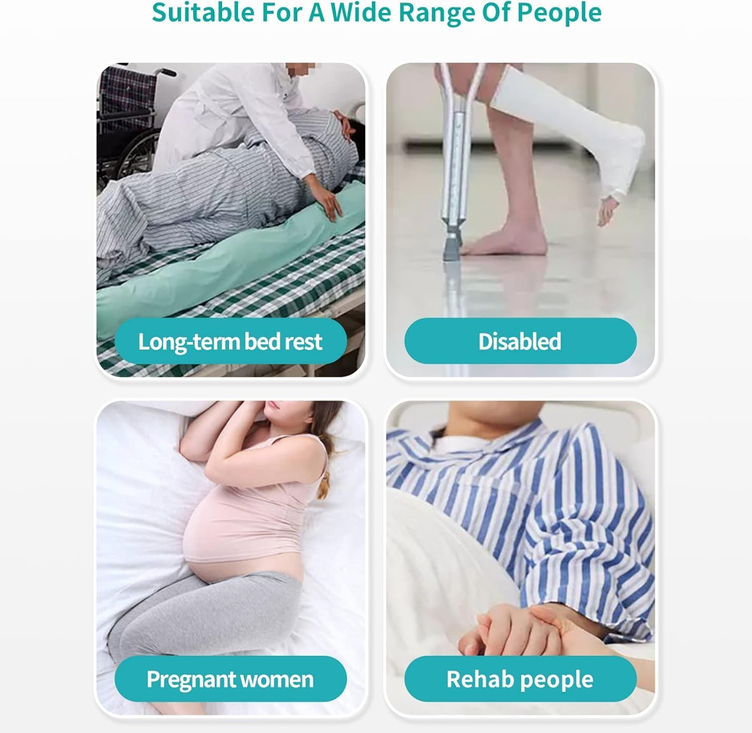 Transfer Nursing Sling for Patient,Elderly Safety Lifting Aids,Nursing Transfer Sling,Handle Back Lift Mobility Belt for Patient Care，Non-Slip Gait Belt with Padded Handles，31.7 * 125.8Cm image number 4