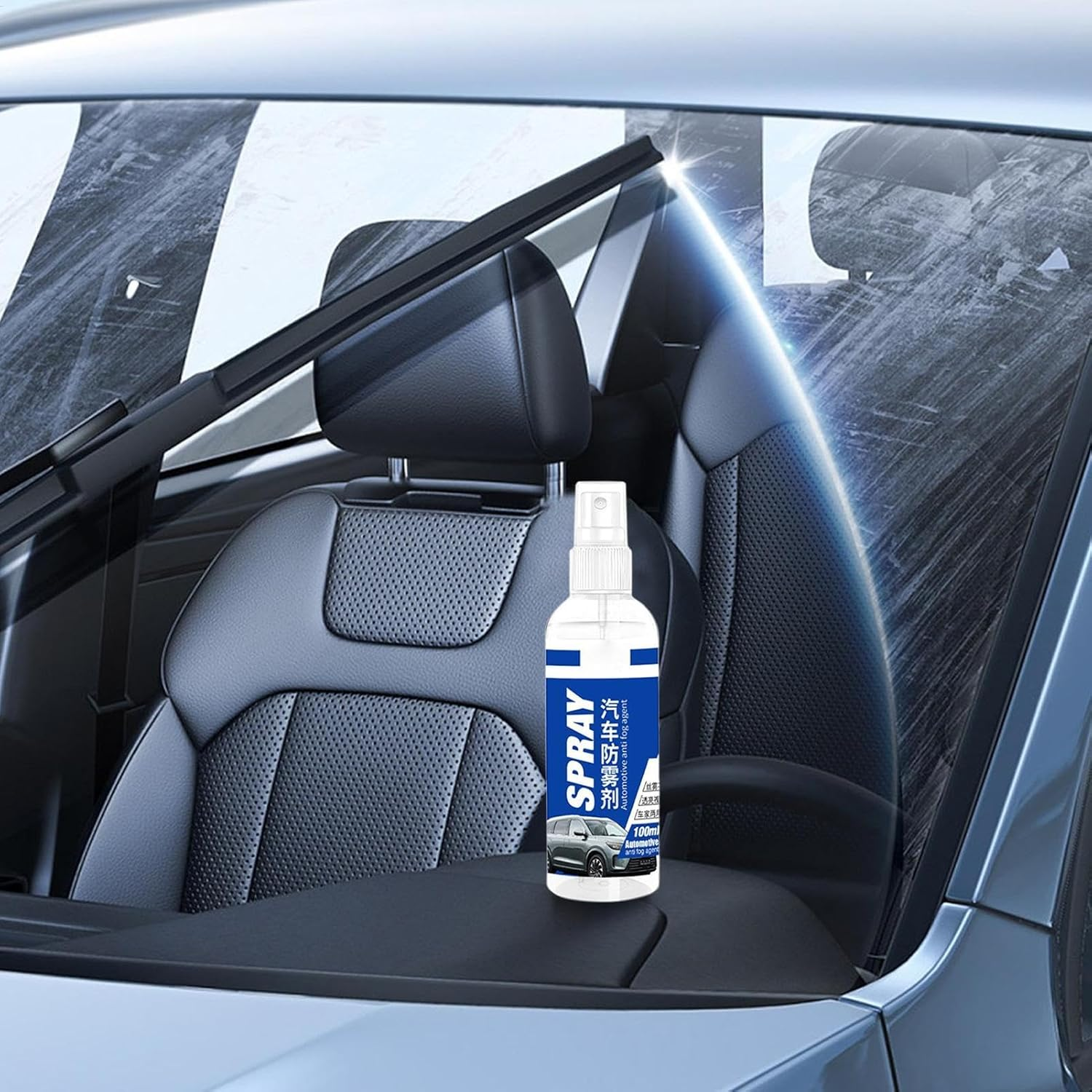 Waterproof Fogging for Automotive | 100Ml Glass anti Fog Coating Agent Window Spray,Long-Lasting Glass Cleaner Shine Waterproof Car Supplies for Windshield & Glass image number 2
