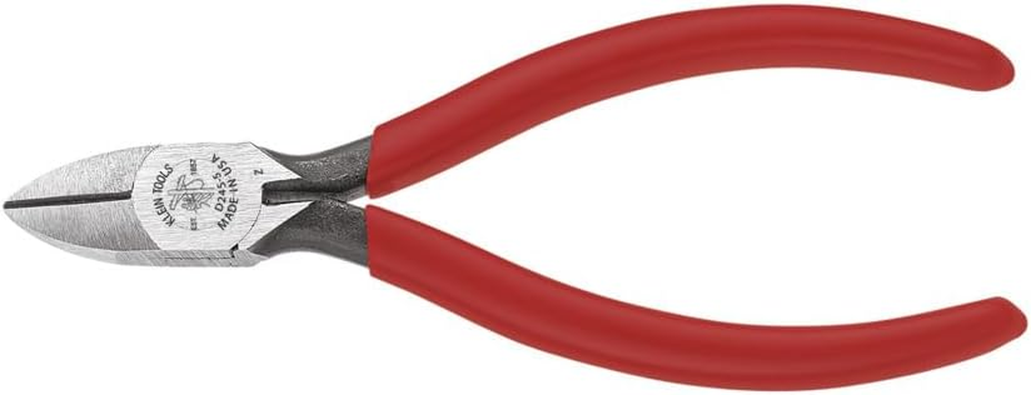 Klein Tools D240-6 6-Inch Standard Diagonal-Cutting Pliers-Stripping Hole image number 1