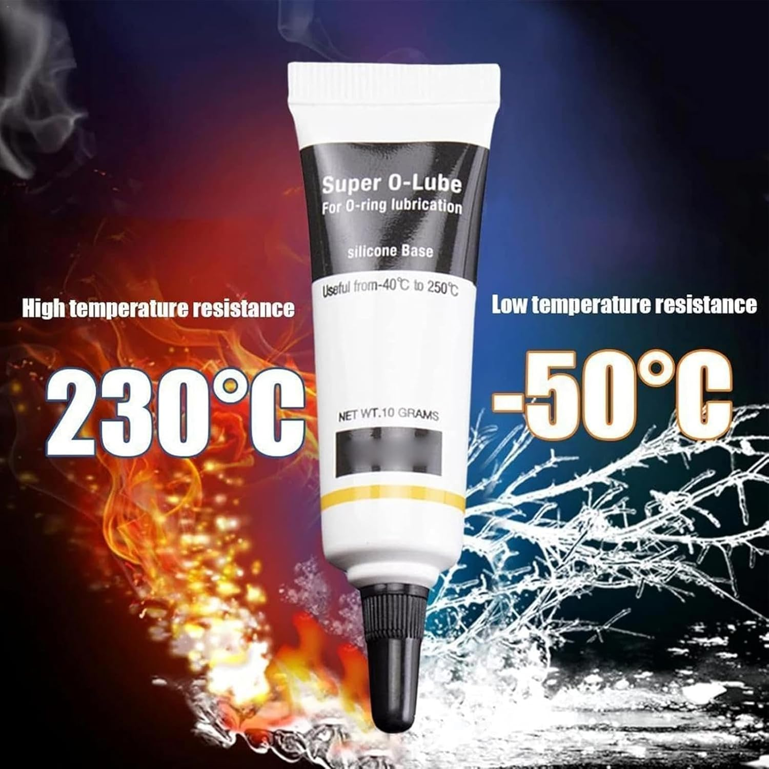 O Ring Grease | Long Lasting Silicone Grease | Multipurpose Valve Supplies, Food-Grade Gasket Lube for Faucets, Washer image number 3