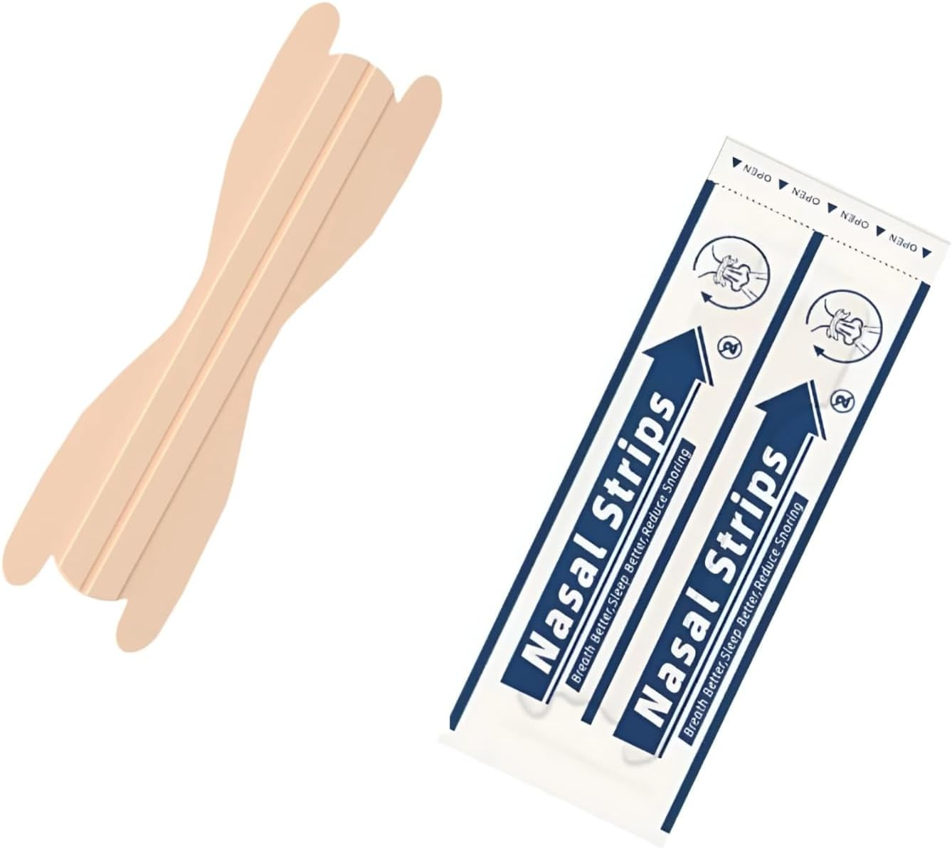 Nasal Strips for Better Breath &ndash; Comfortable Nose Strip for Sleeping, Exercise, Cycling & Hiking 50 Count (66Mm*19Mm) image number 6