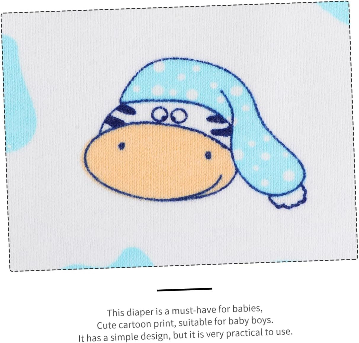 Leakproof Diaper Pants for Boys Girls High Waist Underwear Washable Nappies Cartoon Patterns image number 1