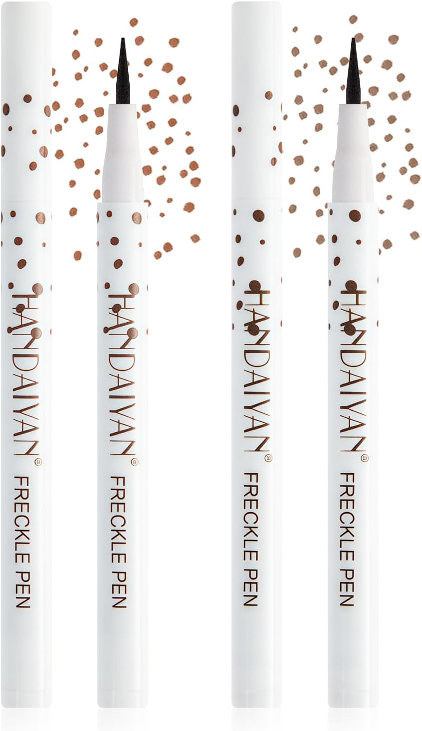 YBUETE Freckle Pen Makeup for Face, Professional Lifelike Face Embellishment Freckle Pen, Waterproof Daily Fake Freckle Pen Makeup, Long-Lasting Quick Dry Faux Freckle Pen for Women image number 4