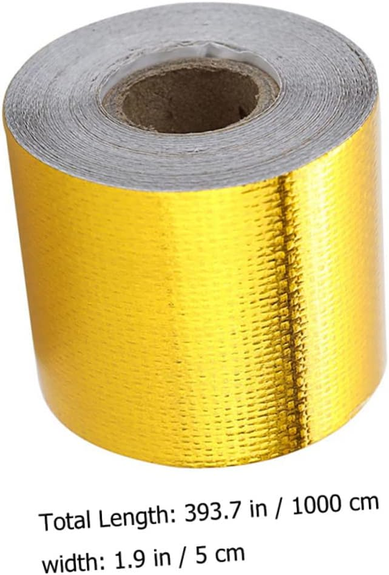 CANIGHT 2Pcs Aluminum Foil Tape Heat Resistant Sealing Tape for Pipe Repair Insulation and Ductwork Maintenance Strong Adhesion Flexible Safe for -Term Use image number 4