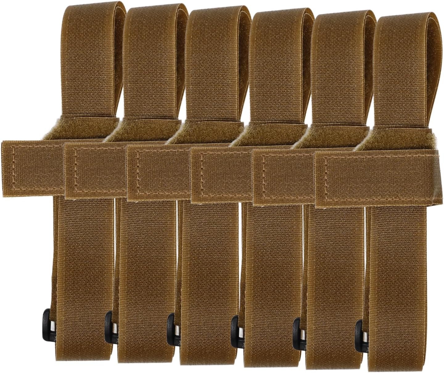 IWOWHERO 3Pairs Adhesive Luggage Lashing Belt Camping Supply Straps Binding Belt for Hiking Military Webbing