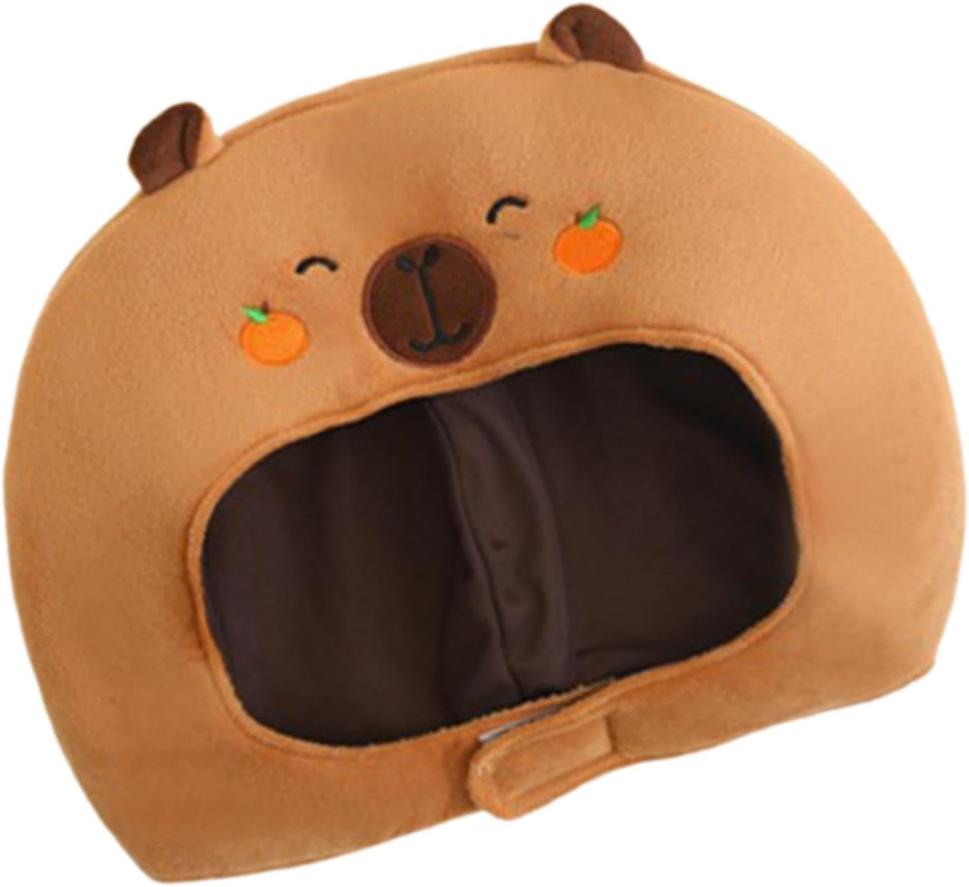 Kowaku Plush Headgear Hat Props Capybara Headdress for Stage, Performances Nightclubs image number 1