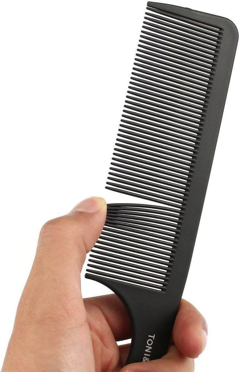 Black Plastic Hairdresser Tail Comb Haircut Hairdresser Comb Hair Teasing Styling Comb Ideal for Separation Cutting Back Combs Hair Combs Hair Care, Styling Tools image number 5