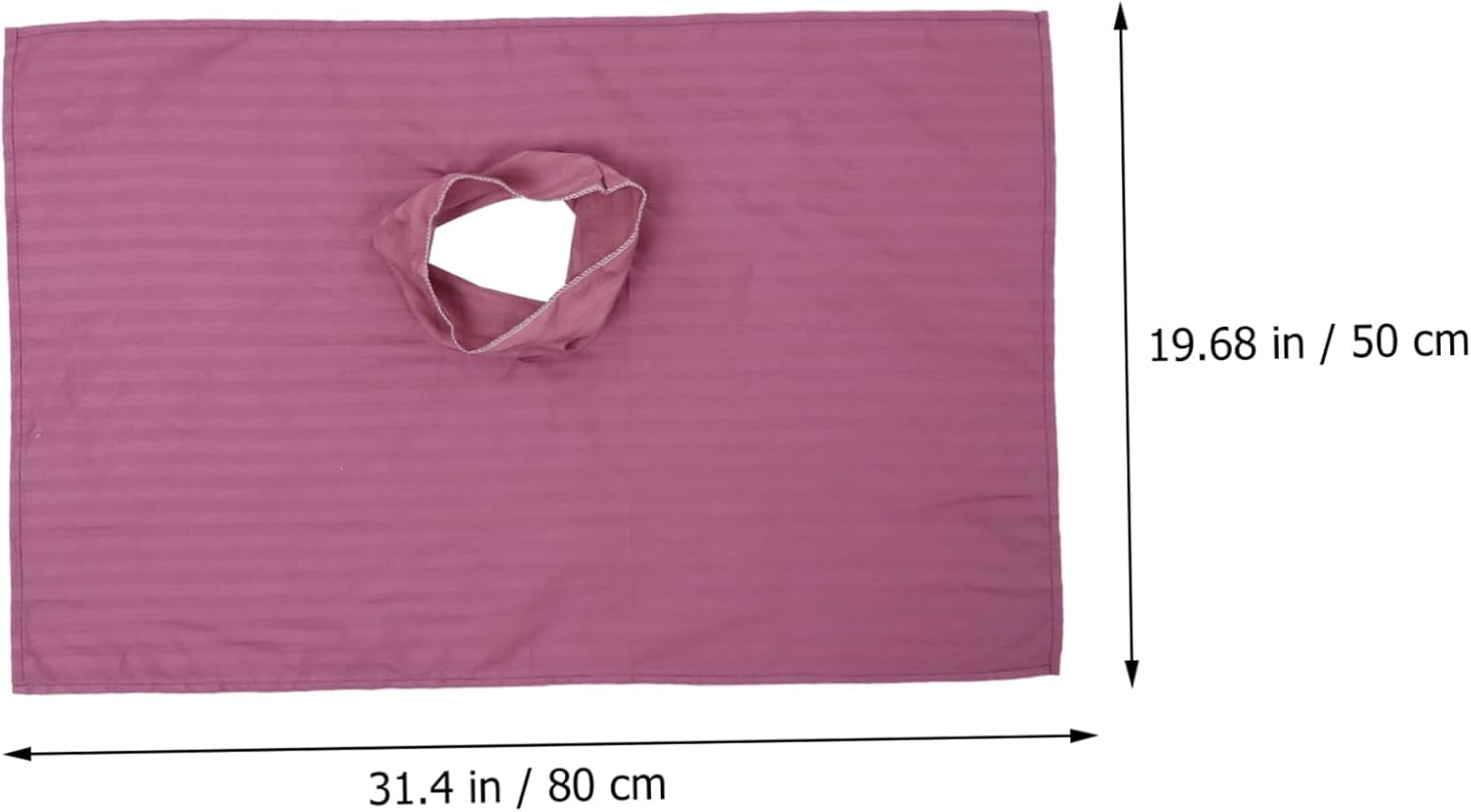 Ciieeo 3Pcs Massage Table Towel Massage Table Paper Towels Pillow Cushion Pillow Covers Portable Massage Table Bolster Pillow Cover Massage Face Pad Soft Hole Towel Satin Cloth Purple image number 5