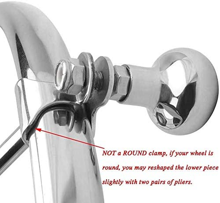 AISI 316 Stainless Steel Boat Steering Wheel Knob, Steering Wheel Manoeuvring Knob image number 4