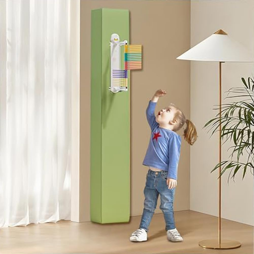 1 PCS Vertical Jump Tester for Kids Cartoon Duck Wall Mounted Vertical Jump Trainer Resettable Vertical Jump Measurement Tool image number 2