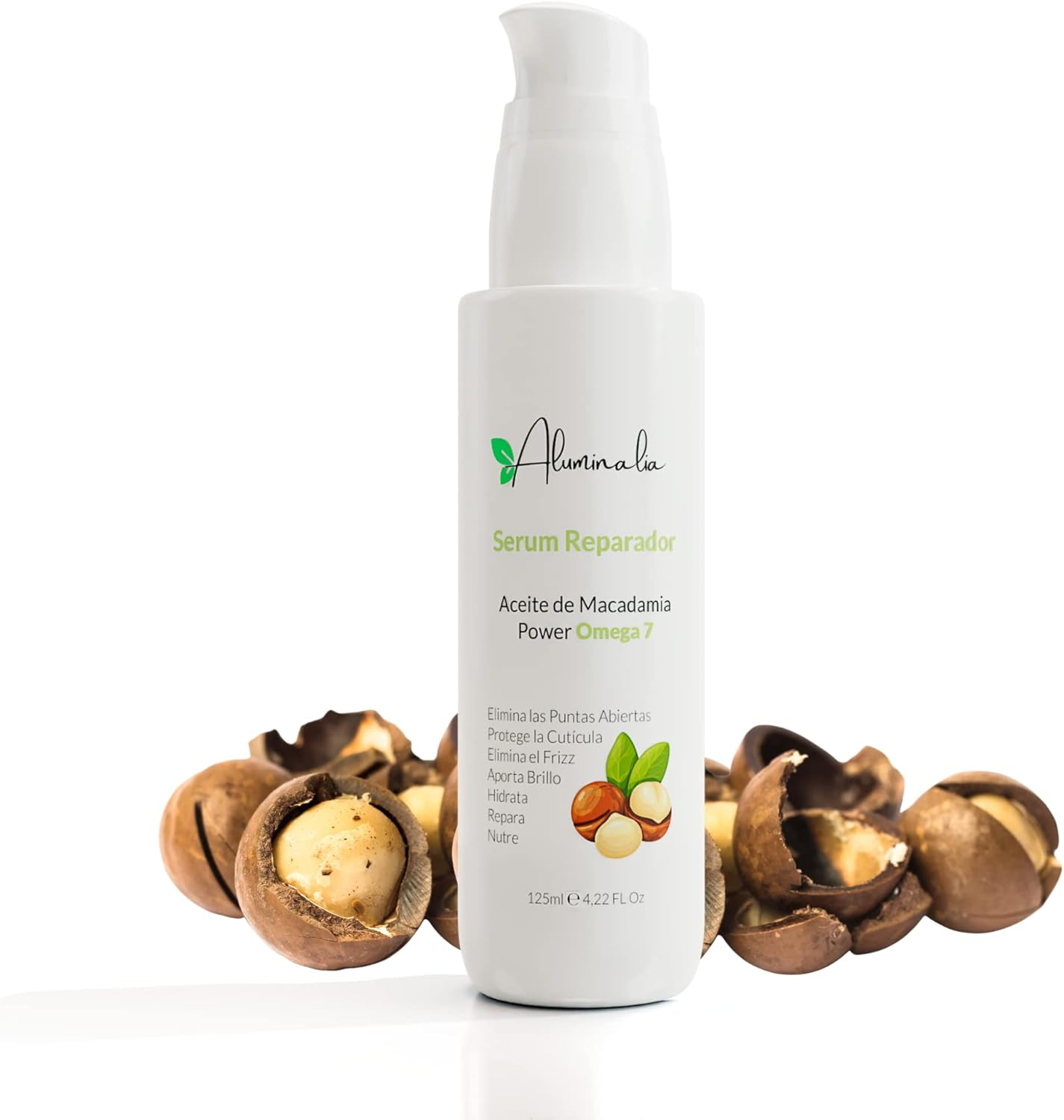 Anti Frizz Serum for Hair Professional Hair Repair Serum with Macadamia Oil, Serum Hair Rich in Omega 7 and Vitamin E, anti Frizz Products Sulfate and Paraben Free (125 Ml) image number 6