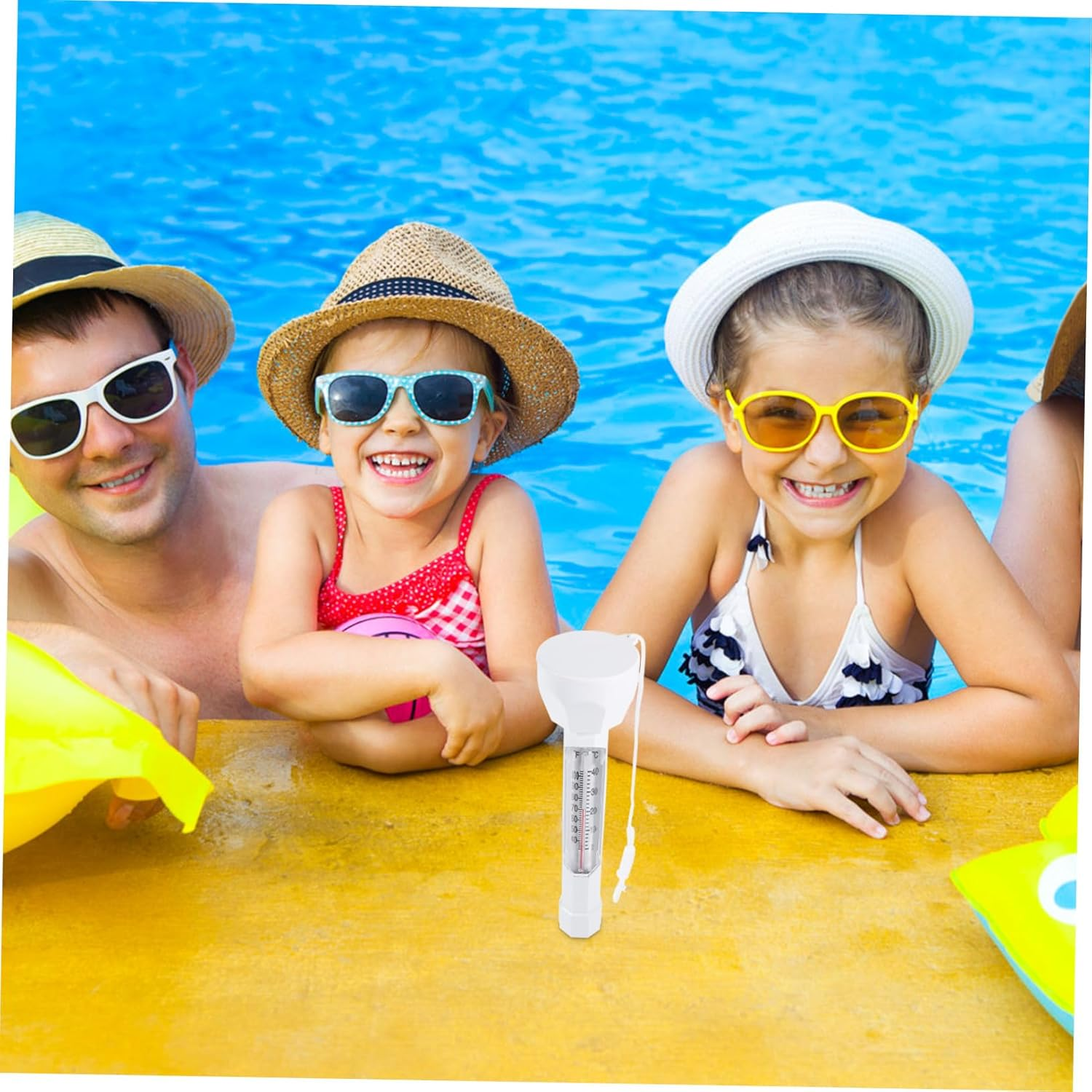 Alasum Floating Pool Thermometer Bath and Spa Temperature Gauge Fast Reading for Swimming Pools Fishponds and Hot Tubs image number 6