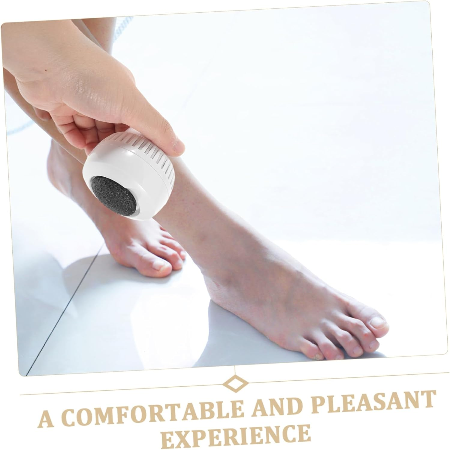 WOONEKY Electric Foot Grinder Callus Remover Foot Cleaner Tool for Dead Skin Removal Wireless Charging Scrubber for Shower Pedicure