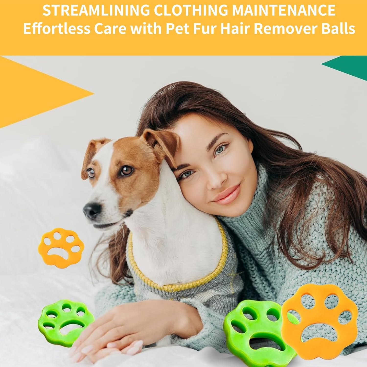 Pack of 4 Pet Hair Remover, Washing Machine, Cat Hair Remover, Washing Machine Hair Catcher, Pet Hair Removal, for Removing Fur in Washing Machine