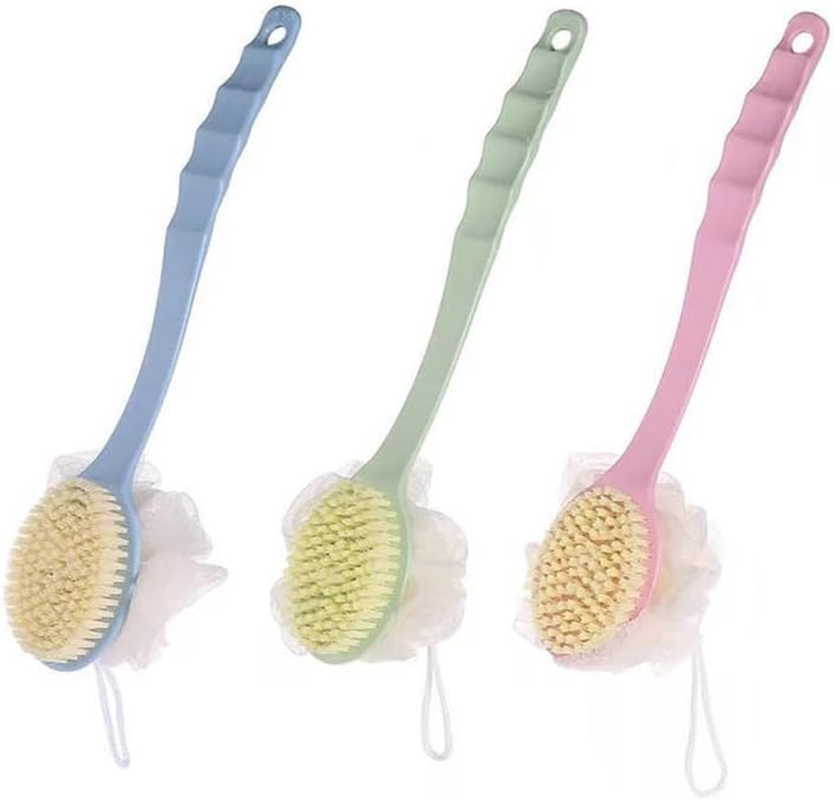 [2PCS] LYLAC Bath Sponge with Brush 39CM image number 1