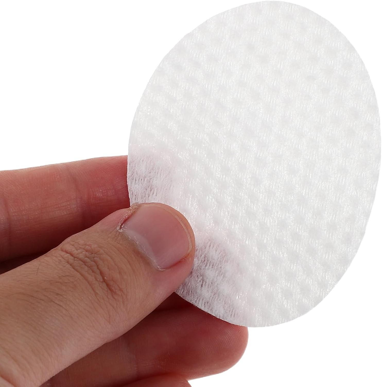 HONMEET 1200Pcs Exfoliating Oval Cotton Pads for Face Cleansing and Makeup Removal, Disposable Facial Pads for Deep Pore Oil Control and Gentle Skin Care in Daily Use image number 2