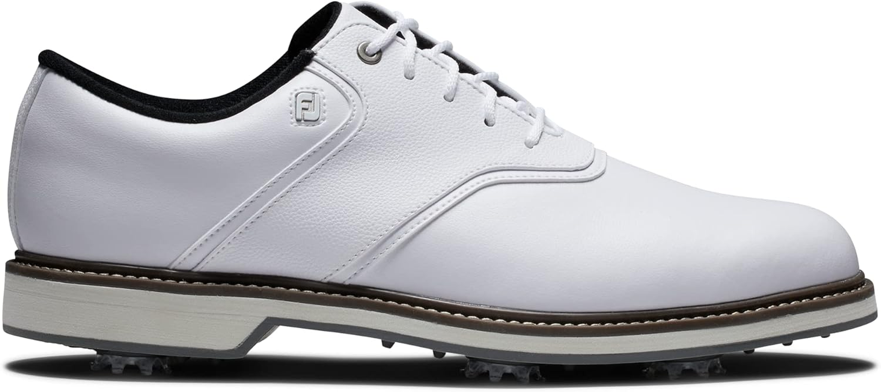 Footjoy Men'S FJ Originals Golf Shoe, White/White, 8 Wide