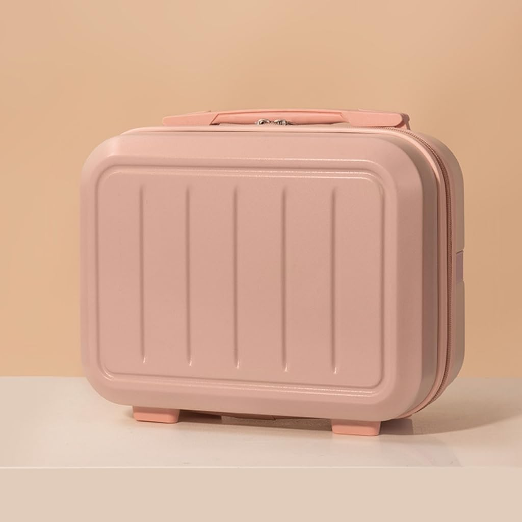 DDPOND 14 Inch Suitcase Travel Cosmetic Bag Luggage Makeup Bags Portable Toiletry Organizer with Handle for Women Girls - Black image number 2