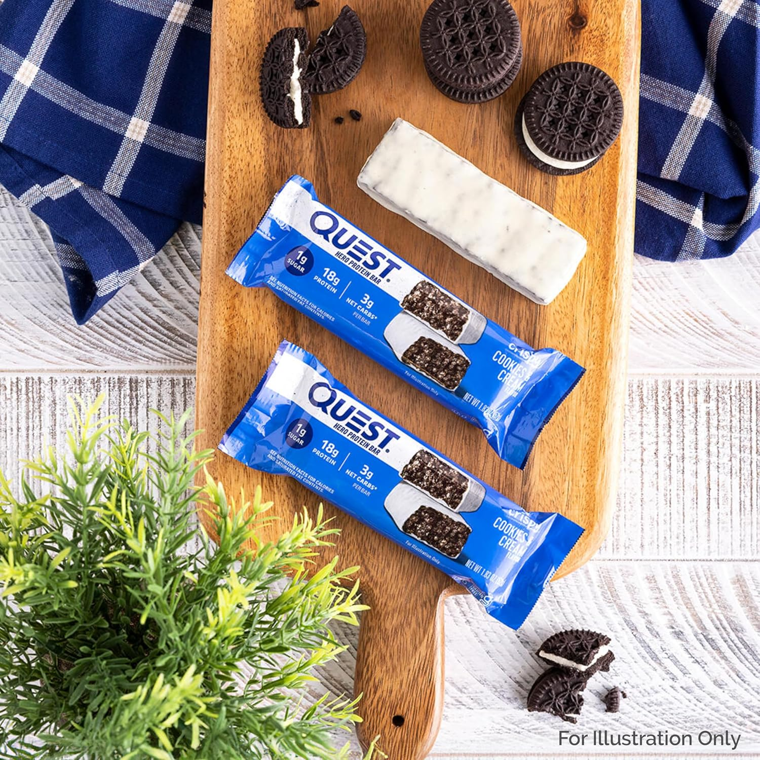 Quest Nutrition Cookies & Cream Hero Bar - 12 Count image number 6