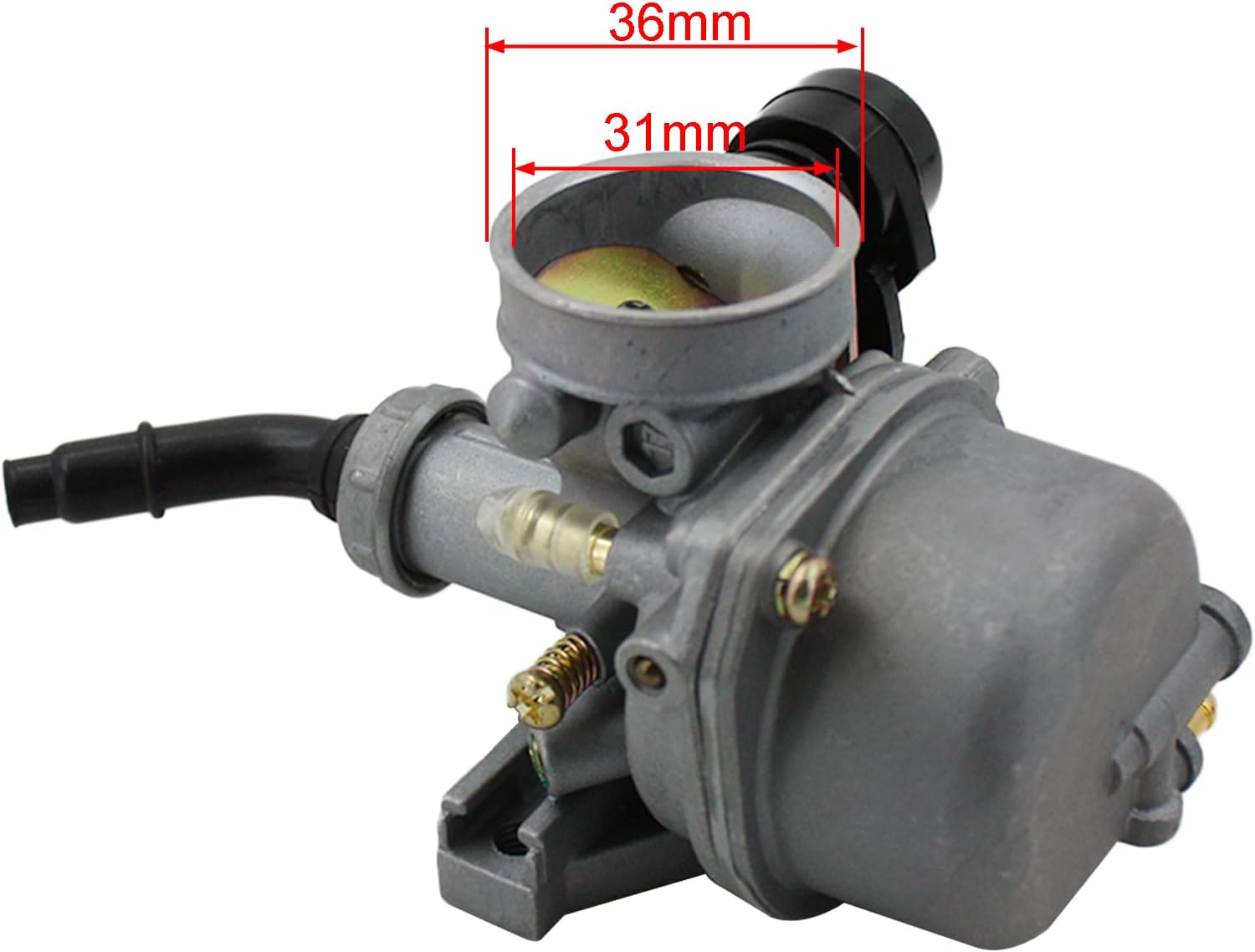 PZ19 Carburetor with Fuel Filter Air Filter Kit Replacement for 50Cc 70Cc 90Cc 110Cc 125Cc ATV Dirt Bike Go Kart image number 2