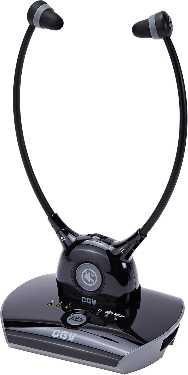 CGV Hel Dolfin Senior Wireless Stereo Headphones Black image number 2