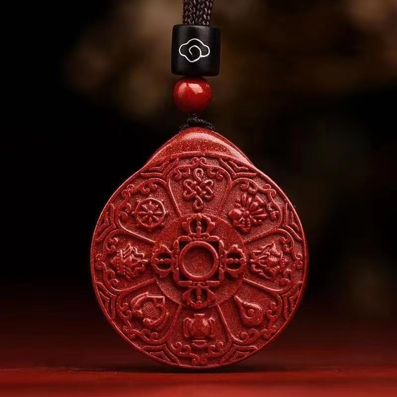 Natural Original Mineral Vermilion/Gossip Pendant/Zodiac Pendant/Mother'S Day, Birthday Gift image number 4