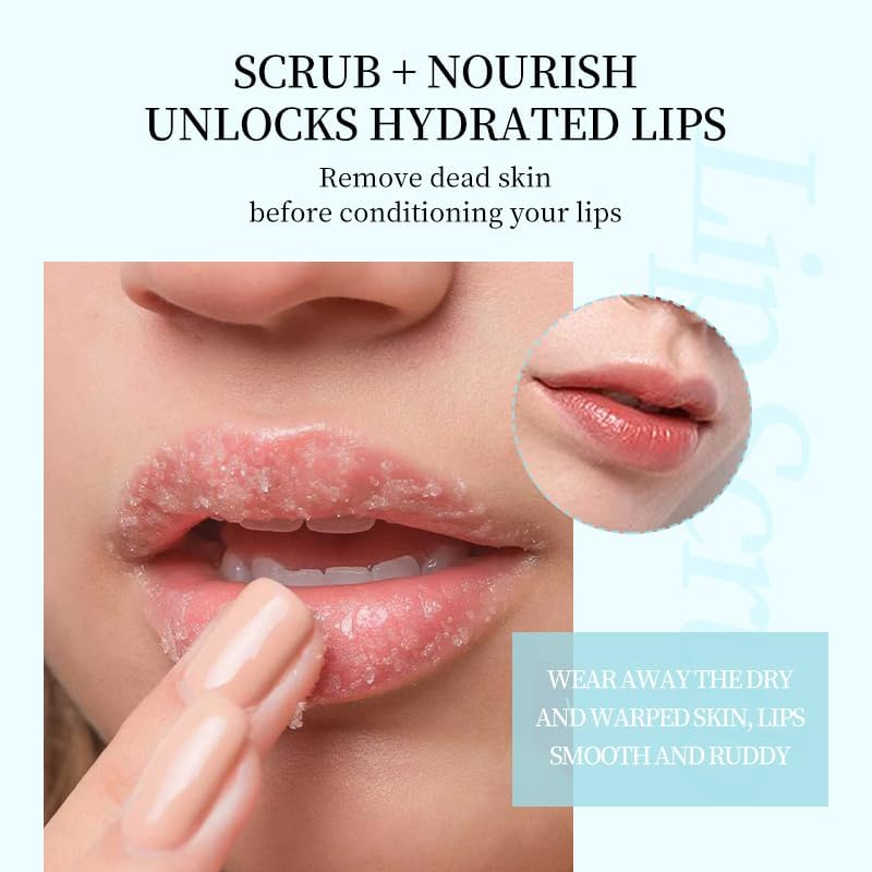 Lip Scrub with Coconut and Caffeine, Exfoliating and Plumping Treatment - 30G image number 6