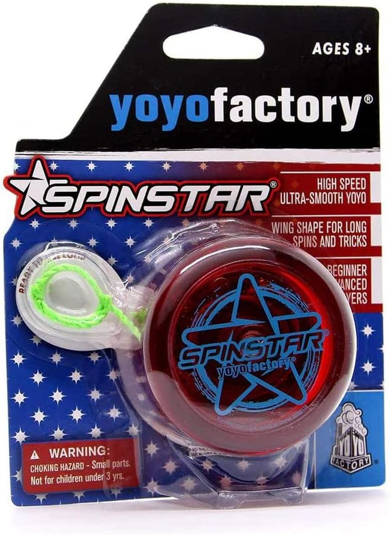 Yoyofactory Spinstar Yo-Yo - Red (Ideal for Beginners, Modern Performance Yoyo, String and Instructions Included) image number 4