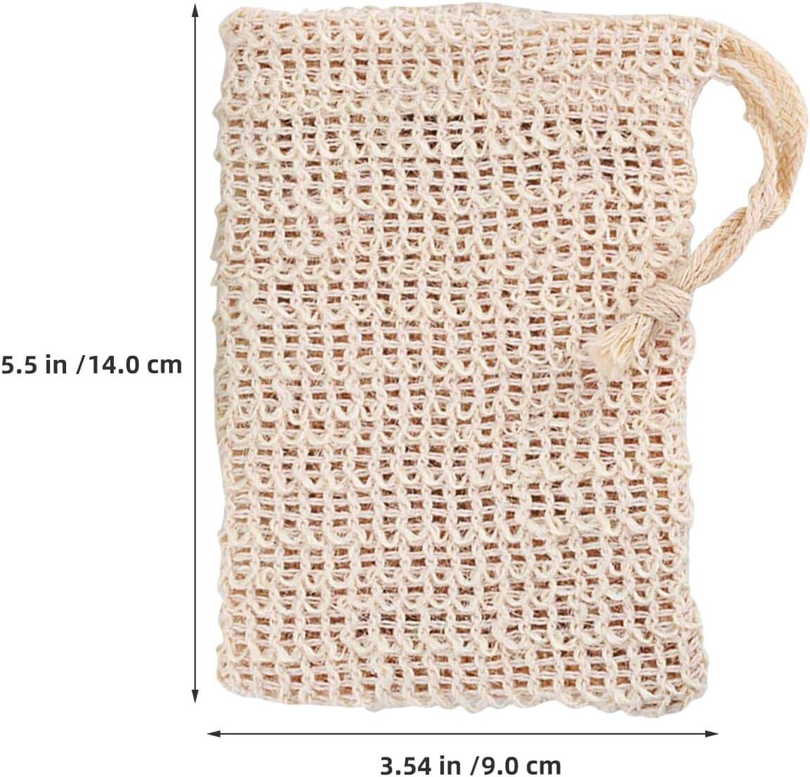 WOONEKY 10Pcs Soap Saver Mesh Bags for Shower and Facial Care Exfoliating Foaming Net Pouch with Drawstring Reusable Quick-Dry Body Scrub Soap Holder for Efficient Cleansing and Pore image number 2