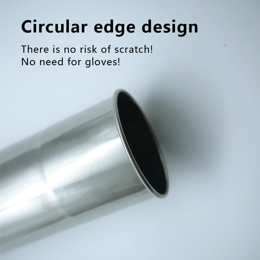 Stove Pipe Stainless Steel Chimney Diameter 6Cm Stove Pipe Stainless Steel Flue Extend image number 2