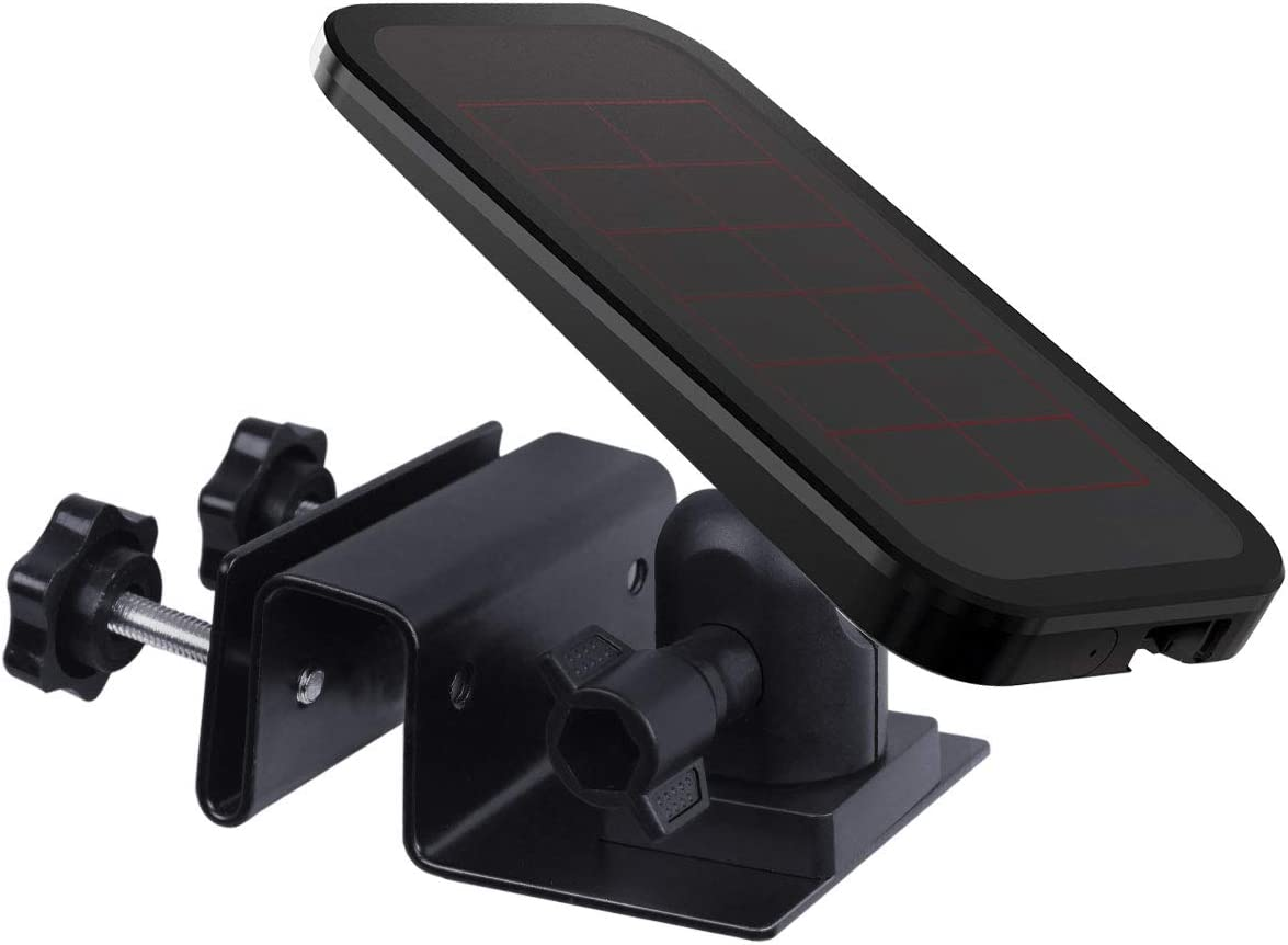 HOLACA Weatherproof Gutter Mount for Arlo Pro, Arlo Ultra, Reolink Argus 2, Argus Pro, Solar Panel- Arlo/Reolink Accessories Outdoor Mount(1Pack White)