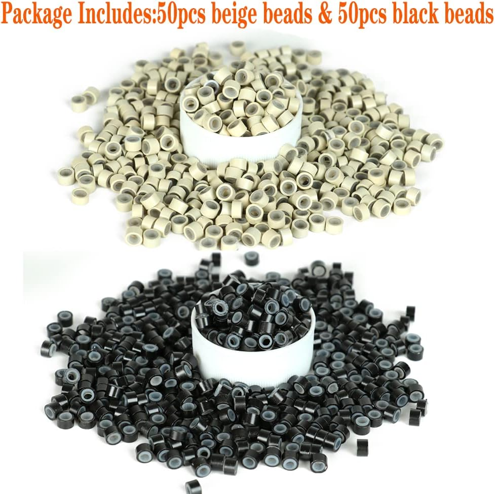 YUDAOHAIR Synthetic Feather Hair Extensions for Women 16 Inch Hairpieces With100Pcs Silicone Micro Link Beads and 2 Crochet Hooks Hair Feathers with Tools Kit (16'', 12 Feather Mix Colors)