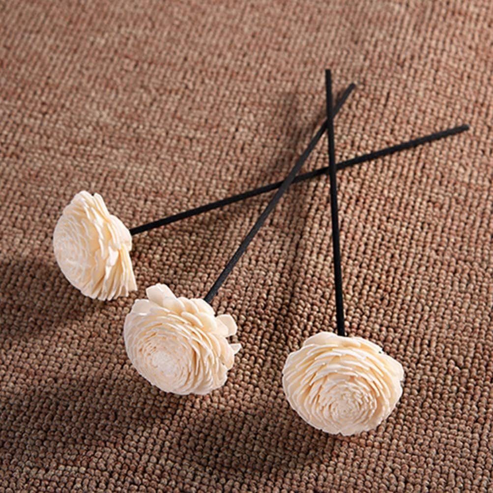 Yardwe 8Pcs Simulated Aromatherapy Flowers Rattan Household Diffuser Flower Replaceable Aroma Sticks Essential Oil Diffusers Dried Home Adornments image number 6