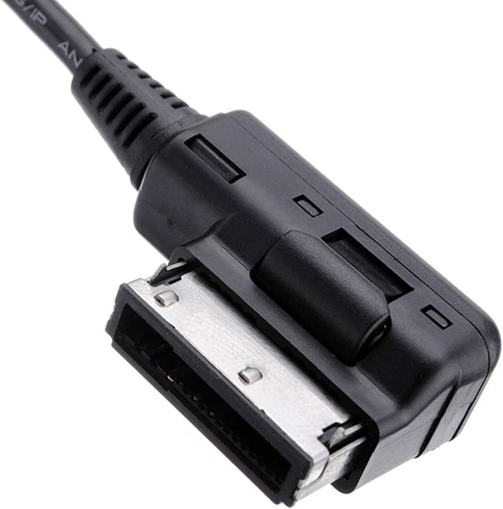 JSER Media in AMI MDI to Stereo 3.5Mm Audio & USB-C Aux Adapter Cable for Car VW Audi 2014 A4 A6 Q5 Q7