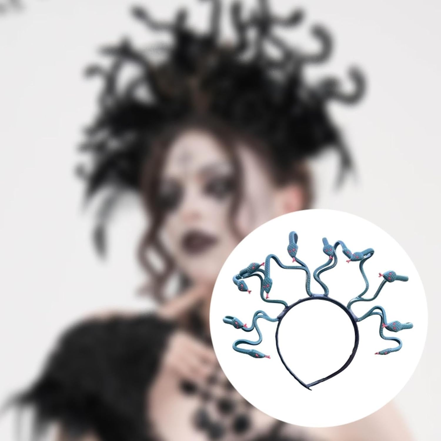 Kowaku Snake Headband for Medusa, Hair Accessories for Women and Girls, Cosplay Props, Role Play Tiara image number 3