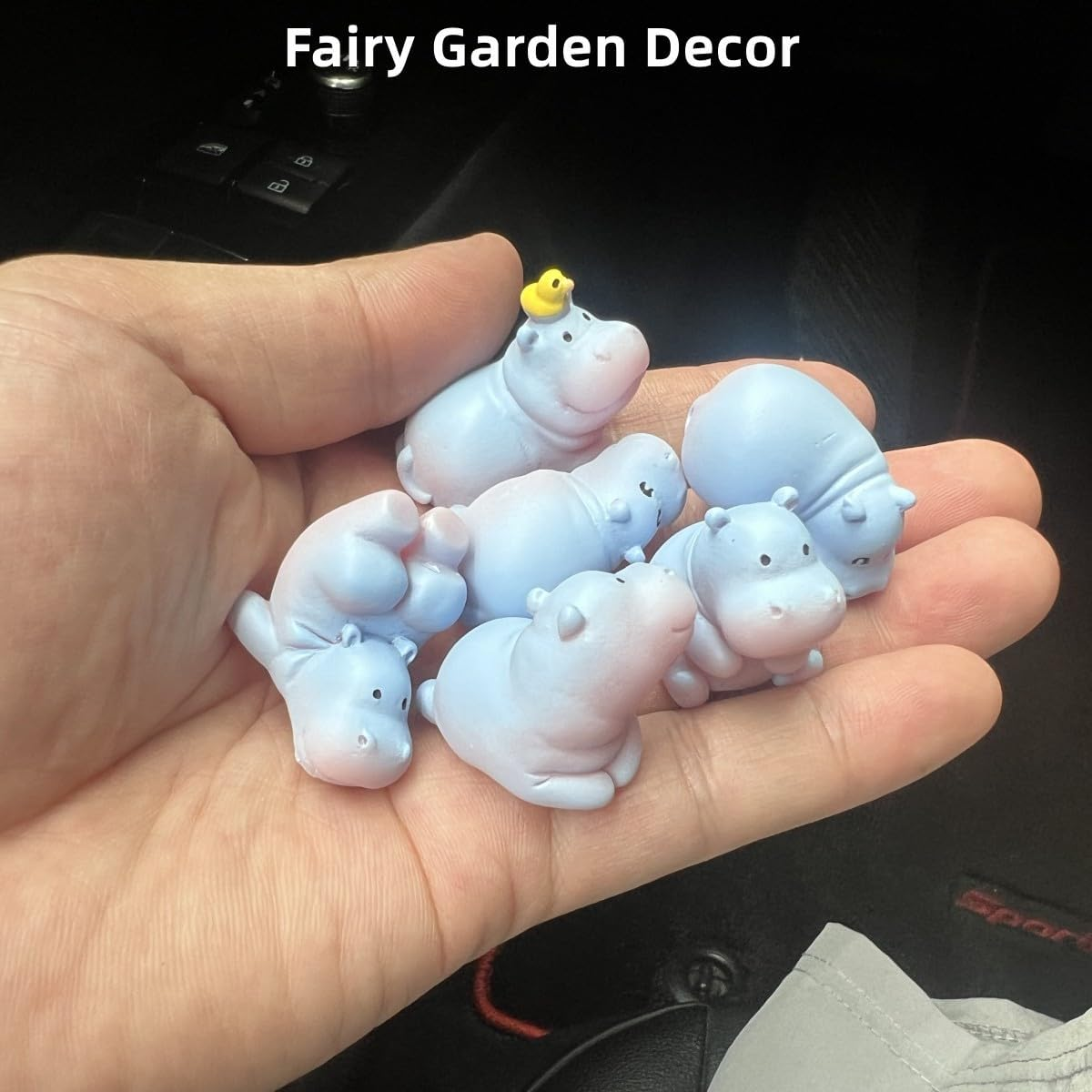 Car Rearview Mirror Accessories, Hippo Dashboard Decor, Ornament, Interior Decoration Accessories for Car Rearview Mirror and Dashboard, Funny Ornament Gifts image number 4