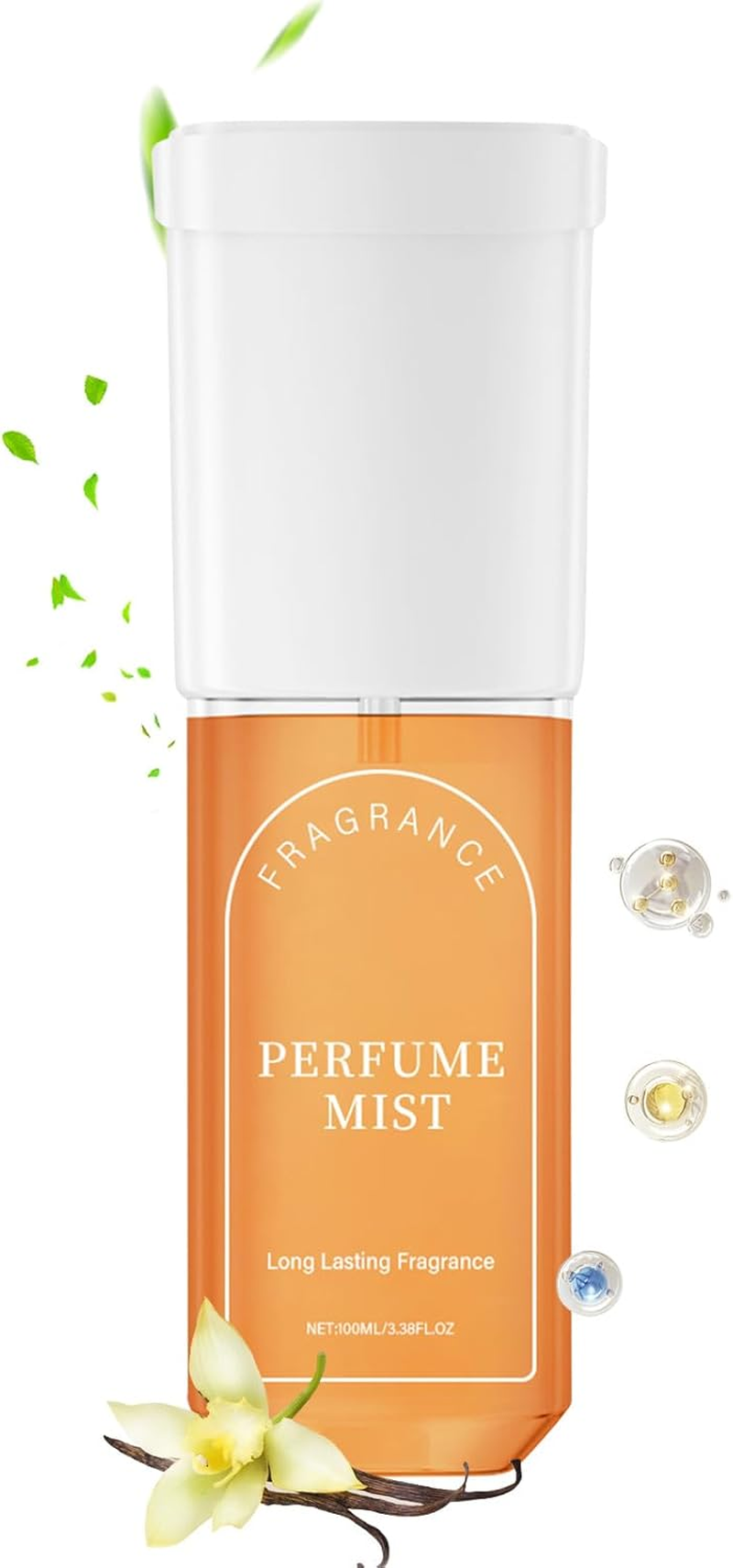 Caramel Vanilla Perfume - Cosy Sugar Flavour, Dessert Inspired Fragrances | 100Ml Women Deep Amber Clam Infused Lotion, Luxurious Gourmet Perfume Spray Bottle, Fragrance Blend for the T