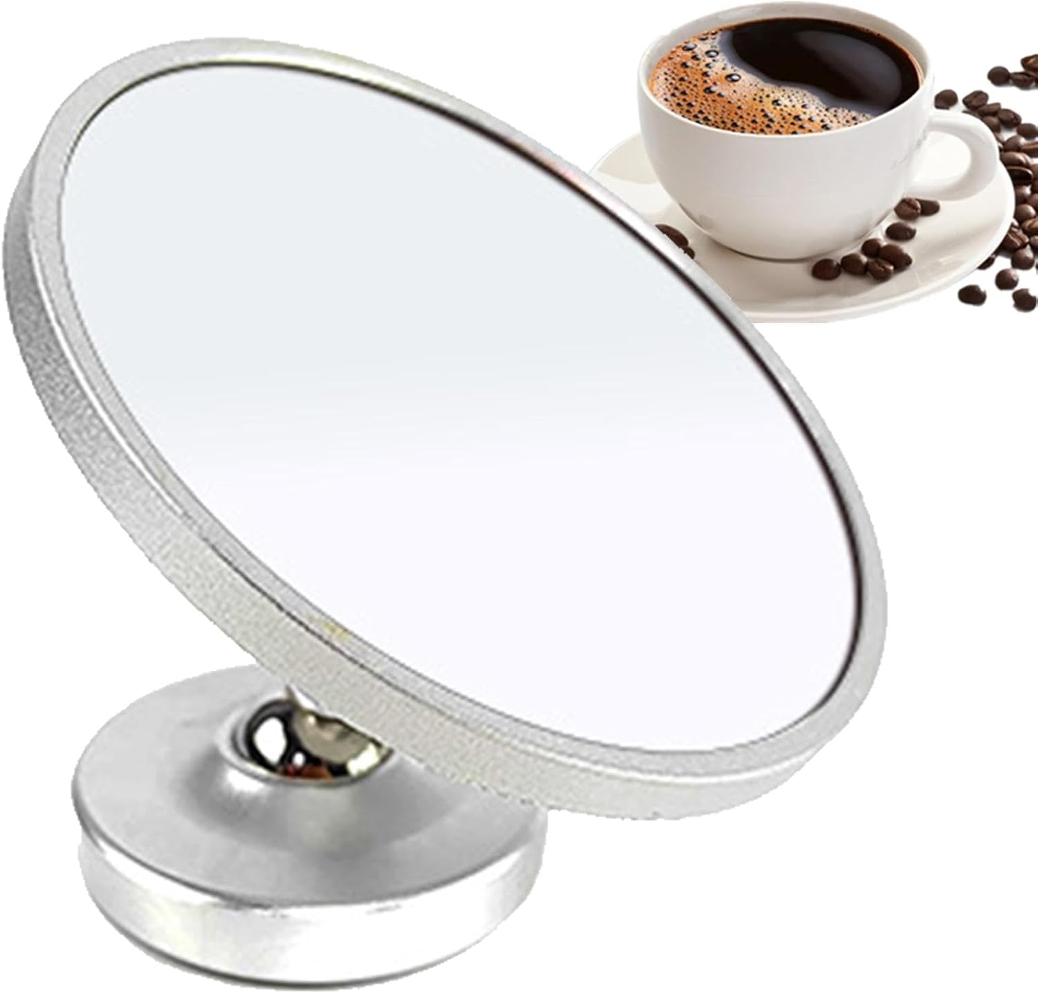Espresso Reflective Mirrorr - 360&deg; Rotation Shot Mirrorr Magnetic to Monitor Shots | Resilient Espresso Lens Mirrorr | Removable Magnetic Tea Extraction Mirrorr for Cafe Bar, Restaurant, Home