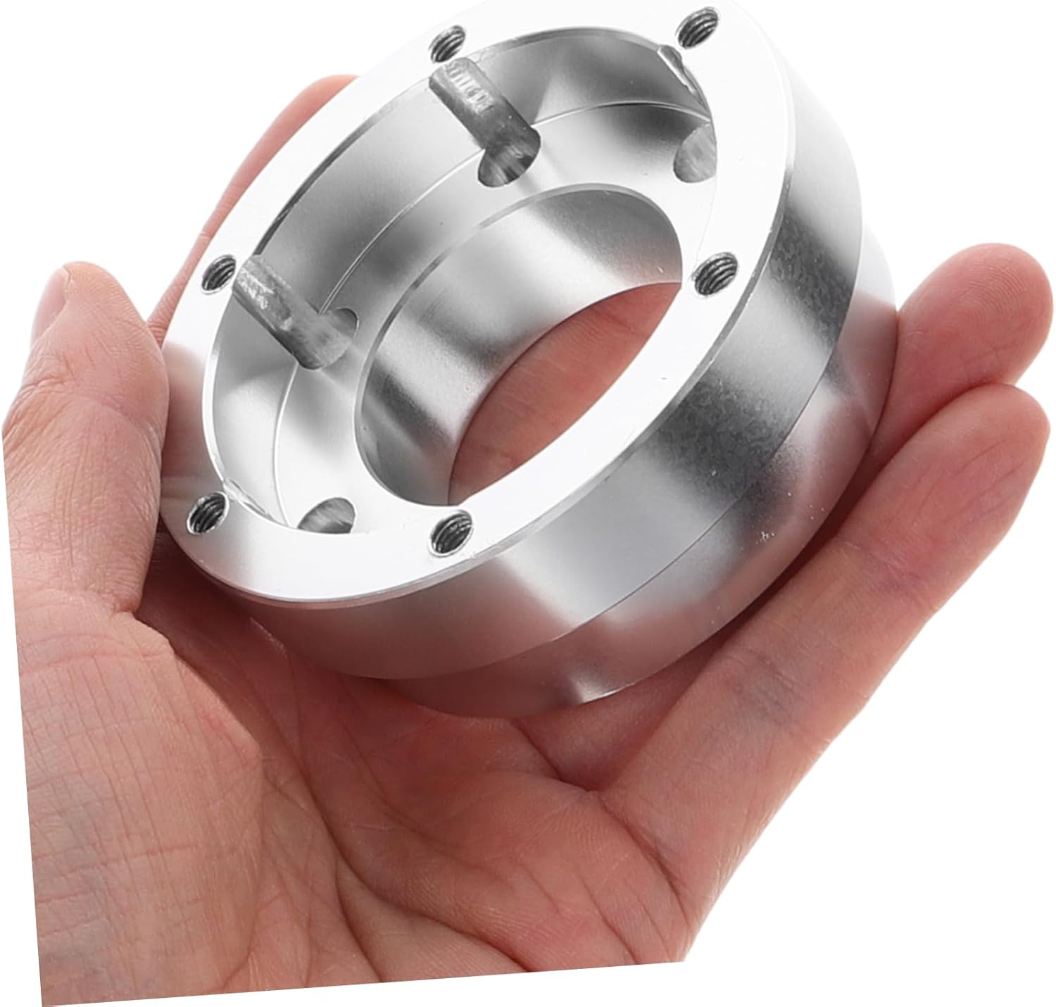 GARVALON Racing Car Steering Wheel Adapter Plate High Block Base Pad Car Steering Wheel Adapter Spacer Automotive Supply image number 6