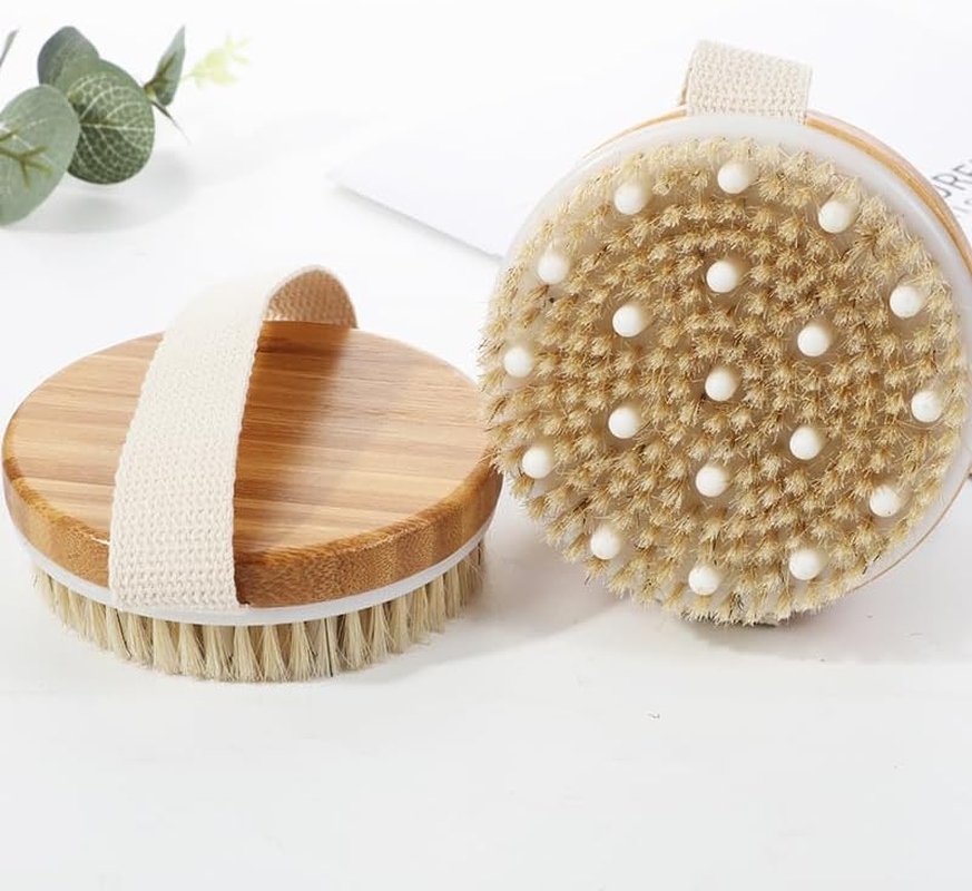 Massage Bath Brush Body Brush for Cleansing Exfoliation and Lymphatic Drainage Spa Tools 006