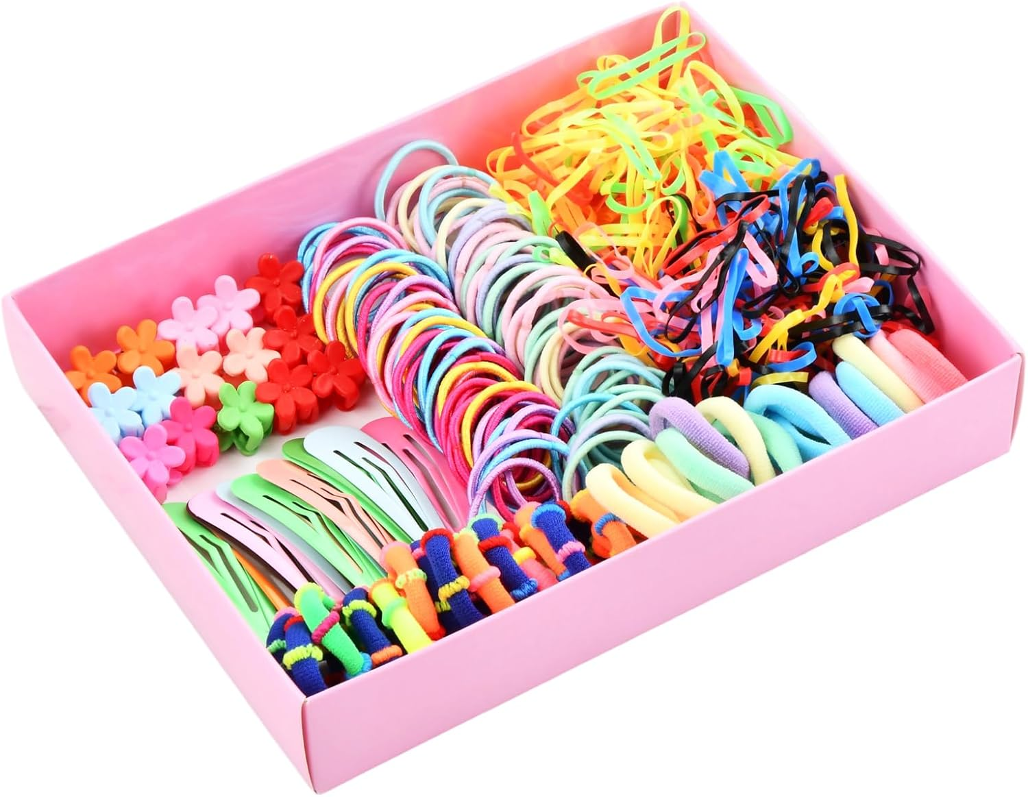 Ziyonix 780 Pieces Hair Accessories Girls, Baby Hair Clips Gift Set Hair Accessories Variety Hair Accessories Ponytail Clips for Toddler Hairstyles Girls Ponytails Hair Variety image number 5